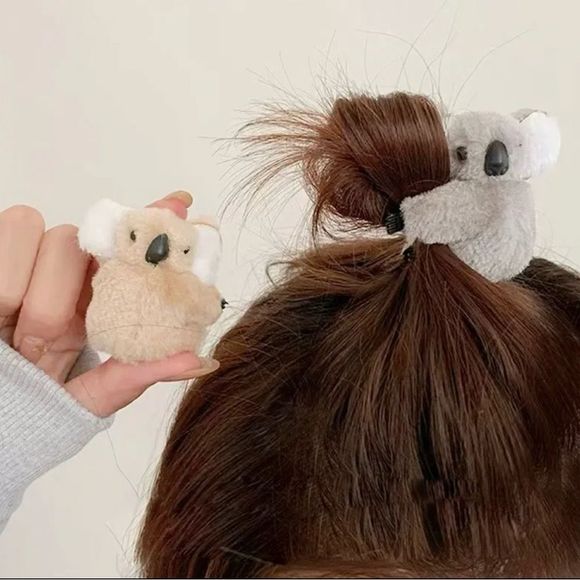 Koala Bear Hair Decoration Hair Clips Hairpins Animal Hair Claw Clip main image 4